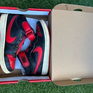 Nike Black and Red High-Tops